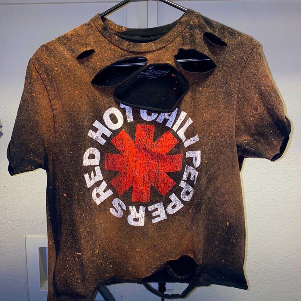 Red Hot Chili Peppers Bleached Ripped Tee